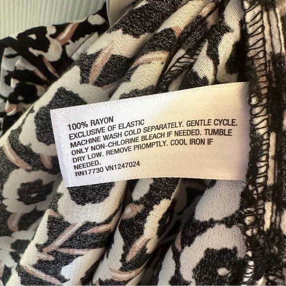 DVF Diane Von Furstenberg For Target Smocked Strap Neutral Poppy Midi Dress L - Picture 5 of 5